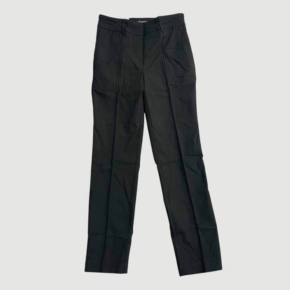 Hilary Radley Women's S Black Slim Leg Pull-On Pants  Tummy Control  M0210